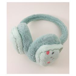 Babyhug Ear Muffs with Dino Design - Light Green