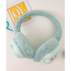Babyhug Ear Muffs with Dino Design - Light Green