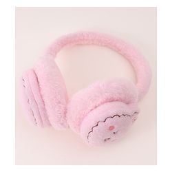 Babyhug Ear Muffs with Dino Design - Pink