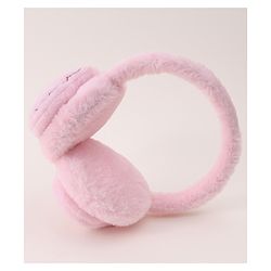 Babyhug Ear Muffs with Dino Design - Pink