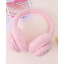 Babyhug Ear Muffs with Dino Design - Pink