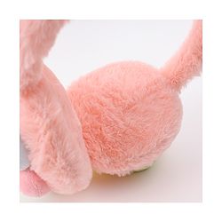 Babyhug Ear Muffs with Smiley Design - Pink