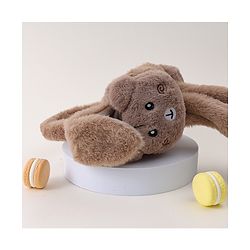 Babyhug Ear Muff with Bear Design - Tan