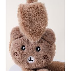 Babyhug Ear Muff with Bear Design - Tan