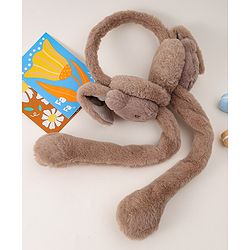 Babyhug Ear Muff with Bear Design - Tan