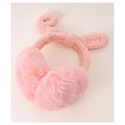 Babyhug Ear Muffs with Ear Applique - Pink