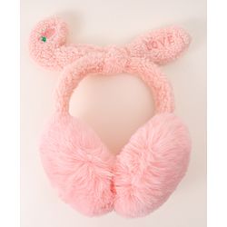 Babyhug Ear Muffs with Ear Applique - Pink