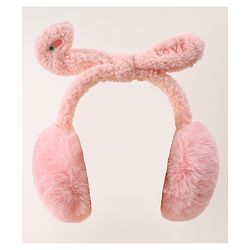 Babyhug Ear Muffs with Ear Applique - Pink