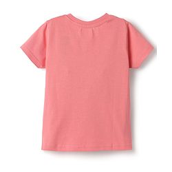 Babyhug Cotton Knit Half Sleeves Capri Night Suit With Unicorn & Butterfly Print - Pink