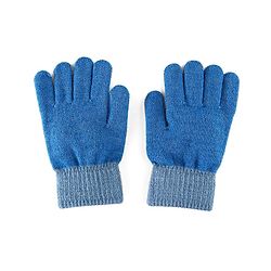 Babyhug Gloves with Bear Design - Light Blue