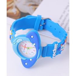 Babyhug Space Theme Designed Analog Watch Free Size - Blue