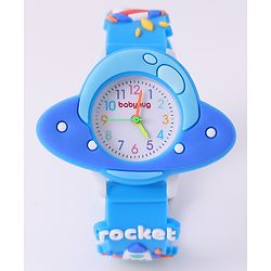 Babyhug Space Theme Designed Analog Watch Free Size - Blue