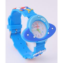 Babyhug Space Theme Designed Analog Watch Free Size - Blue