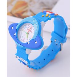 Babyhug Space Theme Designed Analog Watch Free Size - Blue