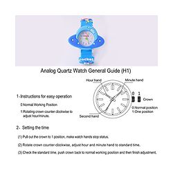 Babyhug Space Theme Designed Analog Watch Free Size - Blue