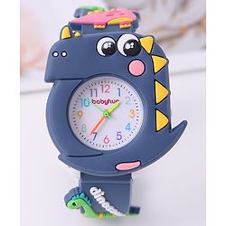 Babyhug Free Size Dino Analog Watch - Blue