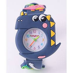 Babyhug Free Size Dino Analog Watch - Blue