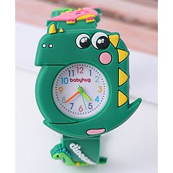 Babyhug Free Size Dino Analog Watch - Blue