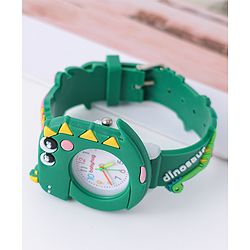 Babyhug Free Size Dino Analog Watch - Blue