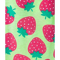 Babyhug 100% Cotton Singlet Tropical Theme Printed Slips Pack Of 3 - Dark Pink Green & Yellow