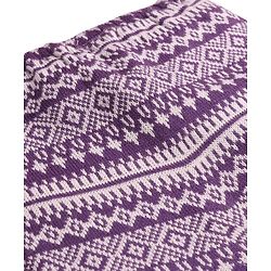 Babyhug Knit Full Length Sweater Knit Pant with Design - Purple