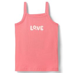 Babyhug 100% Cotton Singlet Tropical Theme & Text Printed Slips Pack Of 3 - Pink Navy Blue & Yellow
