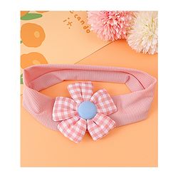 Babyhug Free Size Headband with Floral Applique - Pink