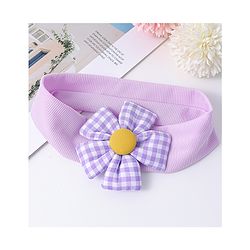 Babyhug Free Size Headband with Floral Applique -  Pink