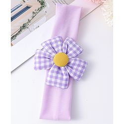 Babyhug Free Size Headband with Floral Applique -  Pink