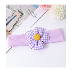 Babyhug Free Size Headband with Floral Applique -  Pink