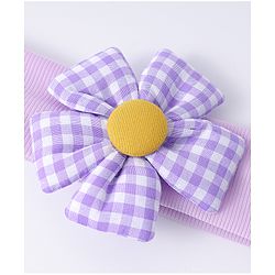 Babyhug Free Size Headband with Floral Applique -  Pink