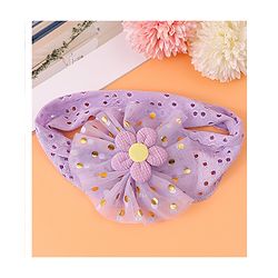 Babyhug Floral Applique Headband- Purple