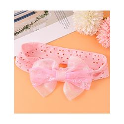 Babyhug Bow Applique Headband - Pink