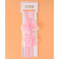 Babyhug Bow Applique Headband - Pink