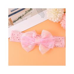 Babyhug Bow Applique Headband - Pink