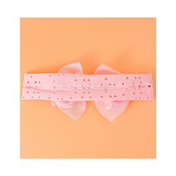 Babyhug Bow Applique Headband - Pink
