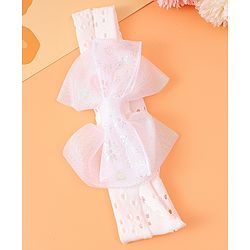 Babyhug Bow Applique Headband - Pink