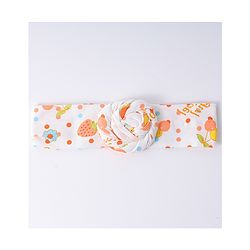 Babyhug Headbands with Knot Detailing with Fruits & Stars Print Pack of 3 - Multicolor