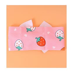 Babyhug Headbands with Bow Detailing with Animal & Fruits Print Pack of 3 - Multicolor