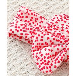 Babyhug Bow Applique Headbands Pack of 3 - Multicolor