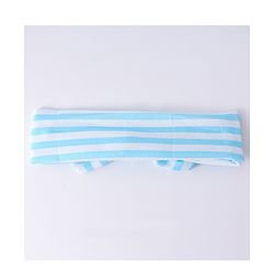 Babyhug Headbands with Knot Design Floral Stripe & Bird Print Pack of 3 - Blue & White
