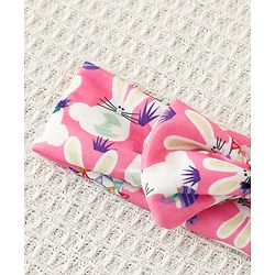 Babyhug Bow Applique Headbands Pack of 3 - Multicolor