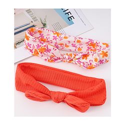 Babyhug Headbands with Knot Detailing Pack of 2 - Multicolor