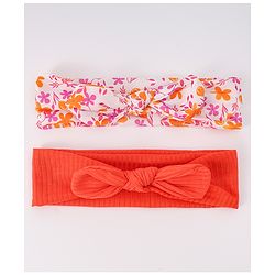 Babyhug Headbands with Knot Detailing Pack of 2 - Multicolor