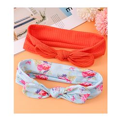 Babyhug Headbands with Knot Detailing Pack of 2 - Multicolor