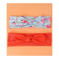 Babyhug Headbands with Knot Detailing Pack of 2 - Multicolor