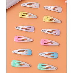 Babyhug Snap Clips  Pack of 12 -  Multicolour
