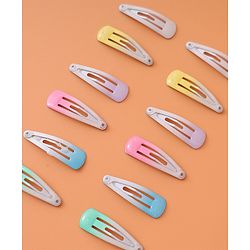 Babyhug Snap Clips  Pack of 12 -  Multicolour