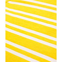 Babyhug 100% Cotton Single Jersey Knit Sando Stripes & Animal Print Pack Of 3 - Yellow Navy Blue & Blue