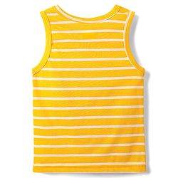 Babyhug 100% Cotton Single Jersey Knit Sleeveless Sando Vest with Stripe Design - Yellow